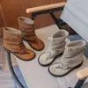 Sandalias de Dedo para Niñas Estilo Francés 2026 Verano Caladas con Hebilla de Cinturón Sandalias Romanas Elegantes Botines Cortos de Princesa