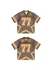 Ropa para Hombre Jie Zhan Patrón de Estrella Impresión Digital Camiseta de Malla Jersey Primavera/Verano 2026 Nueva Marca de Moda Urbana Malla Manga Corta.