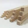 Palitos de Madera Cuadrados DIY Materiales para Maquetas Hechas a Mano Palitos de Madera Cuadrados Largos para Construcción Tridimensional de Casas Pequeñas Tiras de Madera Palitos Cuadrados