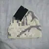 Moda Otoño e Invierno Versátil Letra 2025 Gorro de Punto Casual Europeo y Americano Cálido para Clima Frío Transfronterizo Europeo y Americano Unisex Gorro Tejido