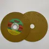 Jinyuhu 107X1.2X16 Fina Malha Dupla Lâmina de Corte Afiada Roda de Desbaste para Corte de Metal Aço Inoxidável Lâmina de Polimento