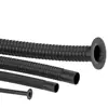 Tubería Corrugada de PTFE Antiestática, Tubería Resistente a la Corrosión, Manguera de Descarga, Tubería Corrugada Anticorrosiva, PTFE Negro Resistente a Ácidos y Álcalis