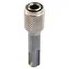 Adaptador para Martelo Elétrico com Cabo Redondo para Haste de Conversão para Cabo Sextavado, Conversor Telescópico, Adaptador de Soquete para Broca de Impacto de Martelo Elétrico