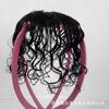 Peluca de Cabello Real Pieza Superior de la Cabeza Pieza de Reemisión para Mujer Pieza de Reemisión Rizada Caliente Esponjosa Transpirable Moldeada Duradera Pieza de Reemisión para Madre