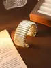 Pulsera de Apertura de Moda Eólica Europea y Americana Transfronteriza de Lujo Ligero de Gama Alta Pulsera de Nicho Pulsera Personalizada de Moda Versátil