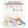 Mochila de tenis de alto estilo transfronteriza de Amazon para mujer, mochila de tenis y pickleball, bolsa de doble hombro, bolsa de gimnasio resistente al agua