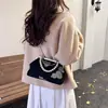 Bolso Exquisito para Lipstick de Nuevo Estilo, Bolso de Mano para Mujer, Bolso de Hombro, Bolso Cruzado, Bolso de Noche, Adecuado para Combinar con Cheongsam, Hanfu, Bolso Retro Estilo Chino