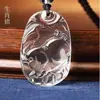 Colgante de Cristal Natural para Hombres y Mujeres 2022 Nuevo Año Zodiacal Regalo de Cumpleaños Collar