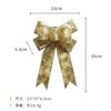 Decoración navideña transfronteriza con lazo, cinta, caja de regalo navideña, suministros de decoración, colgante para árbol de Navidad