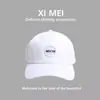 Sombrero Popular Ins Primavera y Verano Letras Bordadas Brxtn Etiqueta Redonda Gorra de Béisbol Femenina Estilo Coreano Estudiante Calle Gorra de Béisbol