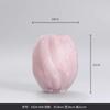 Florero de vidrio luminoso creativo florero rosa maltosa sala de estar decoración del hogar arreglo floral hidropónico decoración de mesa