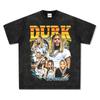 Camiseta de manga corta estampada LilDurk Reardecker Hip-hop retro americano transfronterizo, sudadera de cuello redondo de manga larga con capucha