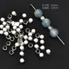 Estrelas Prateadas Quebradas que Preservam a Cor Coração de Borboleta Contas Separadas Contas Soltas Pulseira de Miçangas Feita à Mão DIY Colar Acessórios de Joias