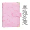 Carpeta A6 Transfronteriza Libro de Presupuesto Cuaderno de Mármol Carpeta de Cuero PU Tarjeta de Presupuesto en Efectivo Libro Mayor de Mano
