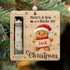 Adornos Navideños de Madera Personalizados Transfronterizos para Dinero, Portatarjetas de Regalo, Decoraciones Navideñas, Adornos para Colgar, Regalos de Artesanía en Madera