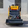 Exportado para a França Retroescavadeira Multifuncional, Empilhadeira para Remoção de Entulho de Construção, Máquina Retroescavadeira para Construção de Garagem Subterrânea