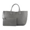 Bolso Tote Grande Tejido Nuevo 2024 Transfronterizo Europa y Estados Unidos Moda Bolso de Mano de Alta Gama Amazon Mismo Estilo Bolso de Mujer