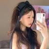 Jennie mismo estilo pasador de lazo extragrande niña estilo ballet cinta pinza de resorte tocado cinta clip lateral accesorios para el cabello