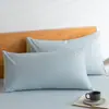 Um par de fronhas 100% algodão, modelo novo 2026, algodão puro, 48cmx74cm, capas para enchimento de travesseiro para uso doméstico 2