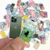 # Teléfonos Móviles Juguete Ultra-Mini Pequeños Artículos Pequeños Versión Miniatura de Celebridad de Internet de Gadgets Modelo de Juguete de Comida Metal