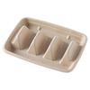 Caja de Empaque Biodegradable para Tacos, Caja para Tacos, Lonchera de Pulpa de Caña de Azúcar, Caja para Tacos Mexicanos para Llevar, Ecológica y Biodegradable