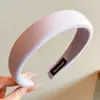 Diadema Morada de Esponja de Caña Alta para Niñas, Nuevo Estilo 2026, Diadema que no Aprieta para Lavarse la Cara, Accesorio para el Cabello