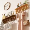Perchero de pared para llaves de piano perchero de pared estante de pared para dormitorio no ocupa espacio perchero para entrada