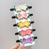 Artículo de venta caliente transfronterizo~ Pinzas para el pelo de flor de resina para niñas europeas y americanas, Gomas para el pelo, Pequeños accesorios para el pelo de flor de girasol, Frescos y elegantes