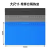 Tapete de Trabajo Digital para Reparación de Teléfonos Móviles Resistente a Altas Temperaturas, Tapete Aislante Antiestático para Mesa de Reparación, Tapete de Silicona Antideslizante Anticorrosivo