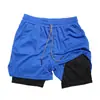 2025 transfronterizos Europa y Estados Unidos nuevos de verano con forro, bolsillos, secado rápido, transpirables, pantalones cortos para hombre, entrenamiento, pantalones cortos para correr