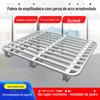 Fábrica Autouso Galvanizado Cantos Arredondados Empilhadeira Armazenamento de Paletes Fluxo Metal Aço Ferro Plataforma Palete Reforçado