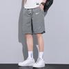 Shorts Casuales de Verano para Hombre Pantalones Cortos Holgados Cómodos Combinables Casual Estilo Hong Kong Deportivos Secado Rápido Marca de Moda Pantalones de Cinco Puntos para Hombre
