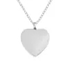Collar Clásico de Acero Inoxidable con Forma de Corazón Se Puede Abrir Colgante de Amor Botella de Perfume Collar Conmemorativo para Mascotas Joyería Romántica