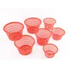 Cesta de Plástico para Recoger Bayas Cesta de Frutas Frescas Fresa Cereza Fabricante de Venta Directa Cesta Cesta de Mano Mora Cesta Resistente Duradera
