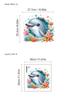 Pegatinas de animales marinos de dibujos animados para inodoro, decoración de baño, inodoro removible, pintura autoadhesiva de PVC, entrega en 24-48 horas