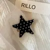 Presilha de Cabelo Estrela Estilo Coreano High-End Exquisite Estrela de Cinco Pontas Presilha Lateral Presilha de Cabelo Estilo Simples Presilha Jacaré Acessórios de Cabelo Feminino