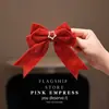2026 Ano Novo Tassel Vermelho Grampo de Cabelo Crianças Saudação de Ano Novo Dança do Leão Presilha de Cabelo Acessório de Cabelo Meninas Estilo Antigo Hanfu Presilha Adorno de Cabeça