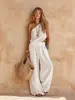 Conjunto de Dos Piezas para Mujer, Top Casual Holgado de un Hombro sin Mangas y Pantalones Casuales de Pierna Ancha, Ropa Nueva para Mujer, Otoño 2026 Europeo y Americano