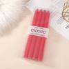 25 cm Internet Celebrante Estilo Europeu Macaron Vertical Long Rod Vela Criativa Jantar Restaurante Ocidental Cor Casamento Rod Cera