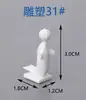 Wx Maquete Arquitetônica Mesa de Areia Escultura Artística Fontes Figuras Animais com Paisagem Ornamentos de Cena de Praça de Jardim Europeu