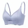 Sujetador push-up Zeriluna con dobladillo ondulado y cierre frontal, hipoalergénico, transpirable, cómodo, sin costuras, moderno, sexy, estilo francés