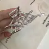 Presilha de Cabelo Minimalista de Caveira e Garra para Mulheres, Design de Nicho de Outono, Presilha de Tubarão Elegante de Alta Qualidade, Tamanho Grande