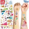 Novos Adesivos de Tatuagem de Princesas Disney Genuinamente Licenciados à Prova d'Água Festa Festa Presente Divertido Engraçado Adesivos para Rosto Atacado