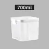 Frascos de Almacenamiento Sellados de Grado Alimenticio, Frascos Cuadrados Transparentes para Almacenamiento en Cocina, Cajas de Almacenamiento para Snacks, Granos, Especias al por Mayor