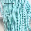 Cuentas Redondas de Turquesa Azul Natural de 2-12 mm Pulsera de Turquesa de Alta Porcelana Collar Cuentas Sueltas Separadores Separador de Cuentas para Manualidades con