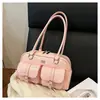 Bolsos de moda transfronterizos para mujer 2025 otoño e invierno nuevos versátiles simples bolsos de hombro de nicho para ir al trabajo bolsos de axila