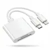 Lector de Tarjetas para Teléfono Móvil y Computadora Tipo C Dos en Uno Lector de Tarjetas Dual SD TF Tarjeta de Memoria Memoria de Cámara Pendrive USB