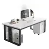 Mesa de Computador de Mesa Espessa Design Moderno Simples Mesa de Chefe Mesa de Escritório Mesa de Estação de Trabalho para Funcionários Combinação de Mesa e Cadeira Mesa de Estudo para Casa