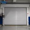 Aleación de Aluminio Rodillo Duro Puerta Enrollable Rápida Taller Fábrica Garaje Subterráneo Sala de Lavado de Autos Puerta Rápida de Inducción Automática