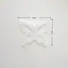 Meifen Plástico Ropa Interior Hebilla Antideslizante Invisible Forma de Corazón de Mariposa Hebilla de Tirante Hermosa Espalda Anti-Exposición Cruzada Hebilla de Ajuste Redonda